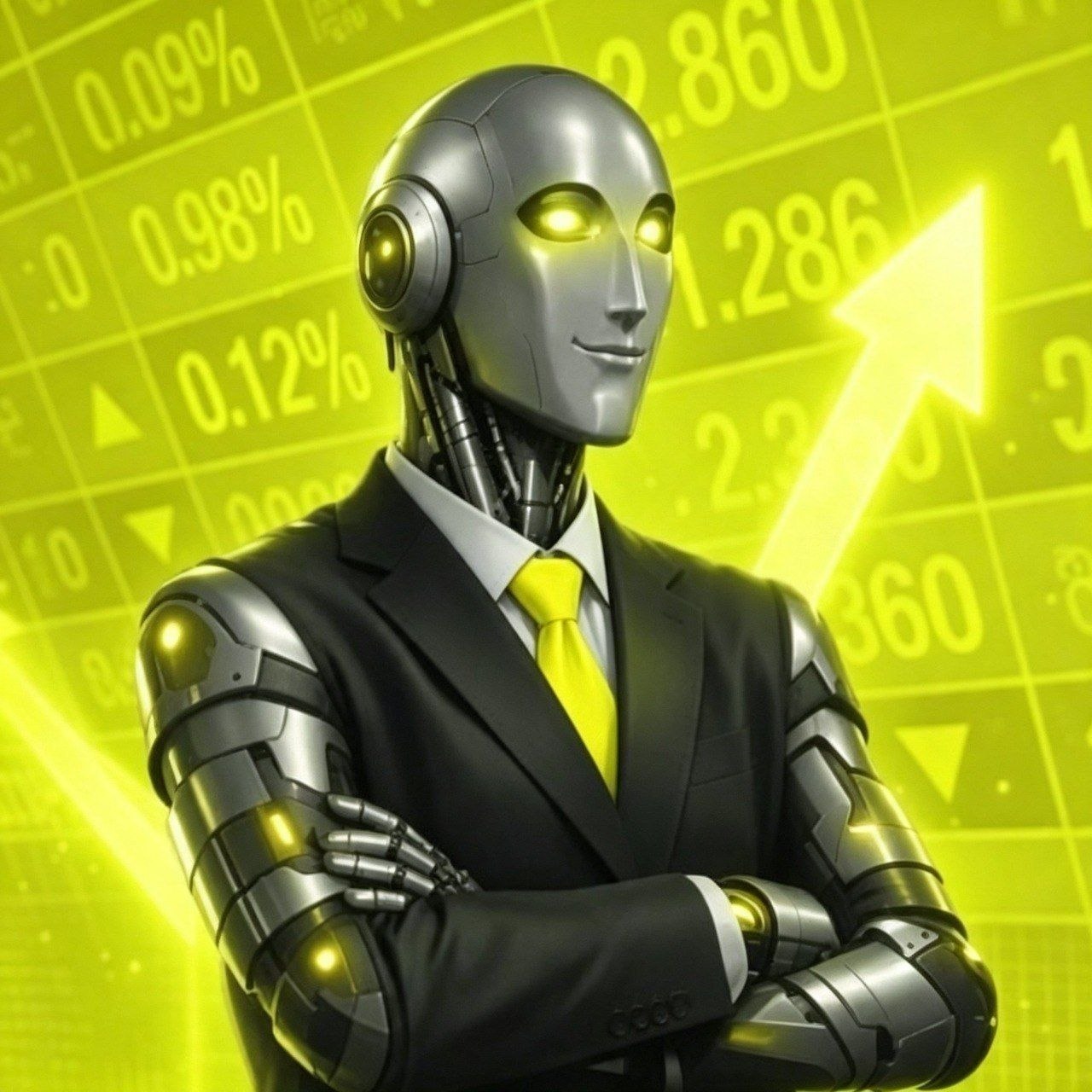 Artificial Investor robot — exact supplied artwork